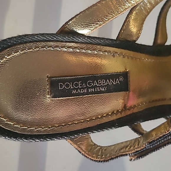 DOLCE & GABBANA Denim Sandals - Picture 14 of 17